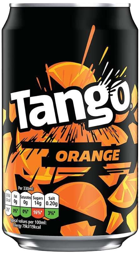 Amazon.com : Tango Orange Can 330 Ml (pack Of 24) : Grocery